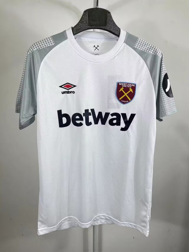 AAA Quality Westham 24/25 Away White Leaked Soccer Jersey